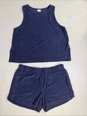 a new day Navy Blue Tank Top w/matching Shorts